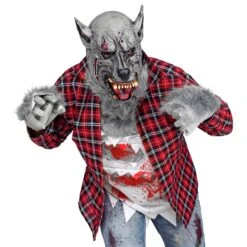 MASCHERA LUPO MANNARO CON TESTA COMPLETA -Widmann 00998 d