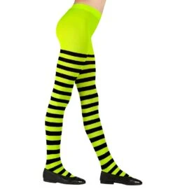 COLLANT RIGATI VERDE-NERO BAMBINA