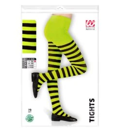 COLLANT RIGATI VERDE-NERO BAMBINA -Widmann 012A z