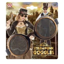 OCCHIALI STEAMPUNK ELASTICIZZATI 7 OCCHIALI STEAMPUNK ELASTICIZZATI -Widmann 01788 z