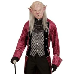 MASCHERA VAMPIRO CON CAPELLI