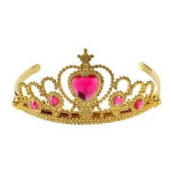 TIARA ORO CON GEMME ROSA 8 TIARA ORO CON GEMME ROSA -Widmann 09786 k