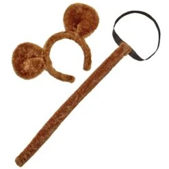 SET SCIMMIA CON ORECCHIE E CODA