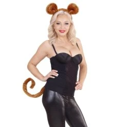 SET SCIMMIA CON ORECCHIE E CODA 5 SET SCIMMIA CON ORECCHIE E CODA -Widmann 11612 c