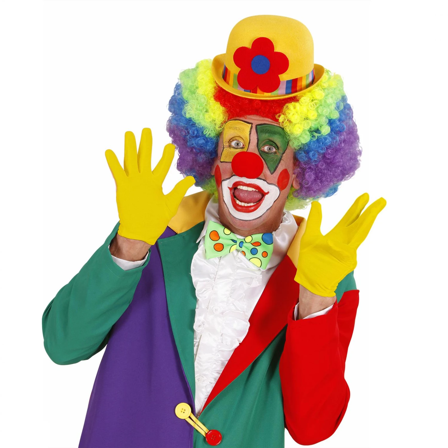 GUANTI GIALLI IN POLIESTERE 2 GUANTI GIALLI IN POLIESTERE - immagine 2