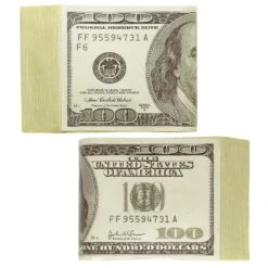 MAZZETTO DI DOLLARI FALSI IN PLASTICA