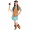 WIDMANN COSTUME VESTITO ABITO TRAVESTIMENTO CARNEVALE BAMBINA INDIANA (anni 11/13)
