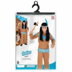 WIDMANN COSTUME VESTITO ABITO TRAVESTIMENTO CARNEVALE BAMBINO INDIANO (anni 05/07) -Widmann 137893 3