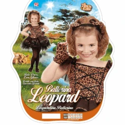 WIDMANN COSTUME VESTITO ABITO TRAVESTIMENTO CARNEVALE BAMBINA LEOPARDO BALLERINA (anni 04/05) -Widmann 138318 3