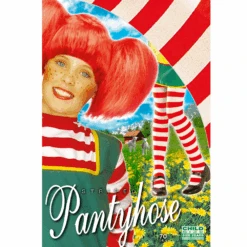 WIDMANN CALZE COLLANT RIGATI PARIGINE BIANCO/ROSSO ABITO TRAVESTIMENTO VESTITO CARNEVALE PIPPI (anni 07/10) -Widmann 139513 3