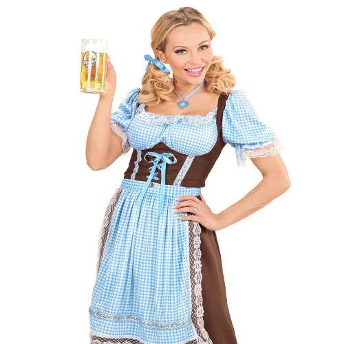 COLLANA SCACCHI CELESTE BIANCO CUORE 4 COLLANA SCACCHI CELESTE BIANCO CUORE - immagine 4