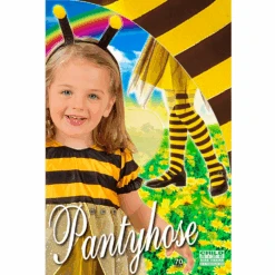 WIDMANN CALZE COLLANT APE RIGATE PARIGINE GIALLO-NERO ABITO TRAVESTIMENTO VESTITO CARNEVALE - 0124 (anni 11/14) -Widmann 168338 3