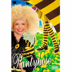 WIDMANN CALZE COLLANT APE RIGATE PARIGINE GIALLO-NERO ABITO TRAVESTIMENTO VESTITO CARNEVALE - 0124 (anni 11/14) -Widmann 168343 3