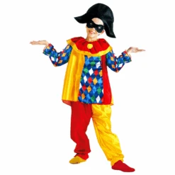 WIDMANN COSTUME VESTITO ABITO TRAVESTIMENTO CARNEVALE HALLOWEEN COSPLAY BAMBINO ARLECCHINO - 3860 (anni 08/10)