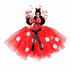 WIDMANN SET TOPINA TUTU ORECCHIE ACCESSORI VESTITO TRAVESTIMENTO CARNEVALE BAMBINA -Widmann 169248 3