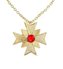 COLLANA DRACULA CON MEDAGLIONE GOTICO 6 COLLANA DRACULA CON MEDAGLIONE GOTICO -Widmann 16951 y