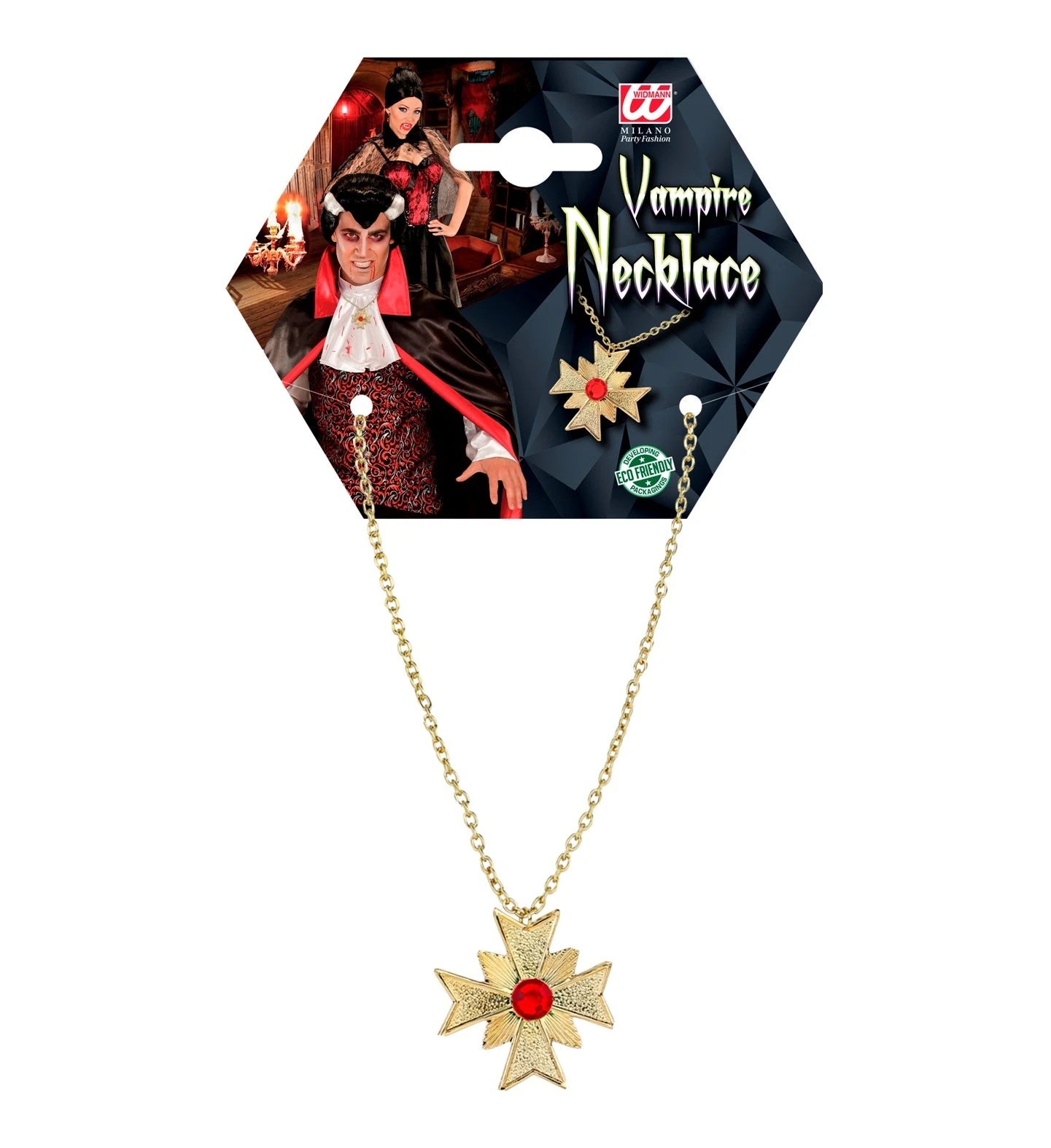 COLLANA DRACULA CON MEDAGLIONE GOTICO 4 COLLANA DRACULA CON MEDAGLIONE GOTICO - immagine 4