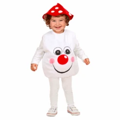 WIDMANN COSTUME VESTITO ABITO TRAVESTIMENTO CARNEVALE BAMBINA FUNGHETTO - TAGLIA 1/3 ANNI - (anni 01/03)