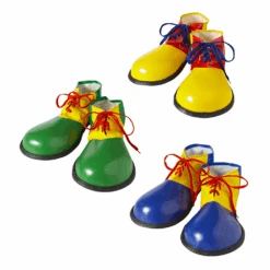 WIDMANN Scarpe Clown - Taglia Unica Adulta - Colori Assortiti - Accessori Per Abito Vestito Carnevale Cosplay (ADULTO - Rosso)
