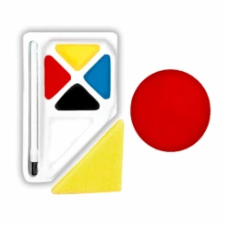 WIDMANN VESTITO CARNEVALE + ACCESSORI CLOWN COSTUME TROMBA SET TRUCCO CON NASO 5/7 ANNI TRAVESTIMENTO - 0695+4044N+2720T -Widmann 206838 3