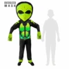 WIDMANN COSTUME VESTITO ABITO TRAVESTIMENTO CARNEVALE BAMBINO EXTRATERRESTRE ALIENO - 0193 (anni 08/10)