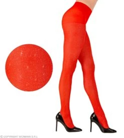 COLLANT GLITTER ROSSI