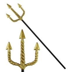 TRIDENTE DORATO POSEIDONE SMONTABILE