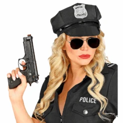 WIDMANN CAPPELLO POLIZIA REGOLABILE ACCESSORI ABITO VESTITO CARNEVALE BAMBINO - 03328 -Widmann 260754 3