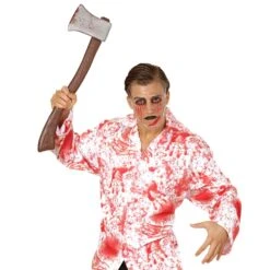 MASCHERA OCCHI SANGUINANTI IN PVC -Widmann 26564 c