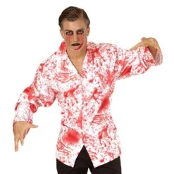 MASCHERA OCCHI SANGUINANTI IN PVC -Widmann 26564 d