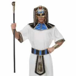 WIDMANN BASTONE FARAONE ABBATTIBILE DORATO ACCESSORI PER ABITO VESTITO TRAVESTIMENTO CARNEVALE 110 CM - 07604 -Widmann 296755 3