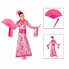 WIDMANN VESTITO CARNENALE + ACCESSORI PRINCIPESSA ASIATICA VENTAGLIO TRAVESTIMENTO (5/7 ANNI)