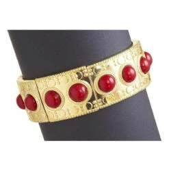 BRACCIALETTO ROMANA CON PIETRE ROSSE -Widmann 3243 3