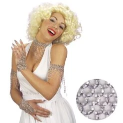 BRACCIALE CON PERLINE ARGENTO