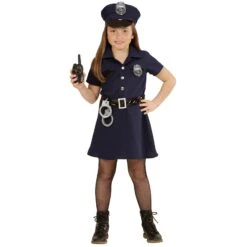 COSTUME POLIZIOTTA BAMBINA TRAVESTIMENTO