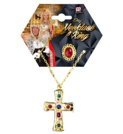 SET GIOIELLI PER TRAVESTIMETO REALE DA RE E REGINA -Widmann 5030E z