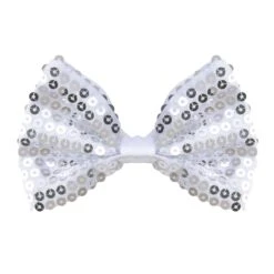 PAPILLON IN PAILLETTES ARGENTO