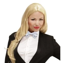 PAPILLON IN PAILLETTES ARGENTO -Widmann 5375S c