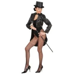 PAPILLON IN PAILLETTES NERO -Widmann 5965 5