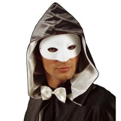 MASCHERA DOMINO BIANCO