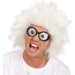 OCCHIALI LUNATICO IN PLASTICA -Widmann 6627Y c