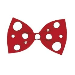 MAXI PAPILLON CLOWN ROSSO CON POIS