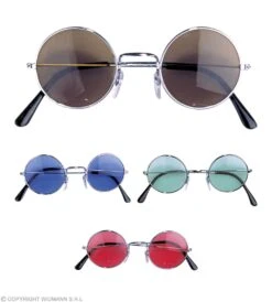 OCCHIALI HIPPIE ANNI 70 FIGLIO DEI FIORI