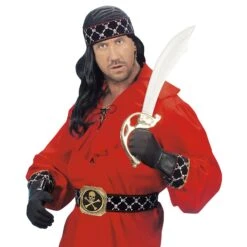 GUANTI PIRATA IN SIMILPELLE -Widmann 7094G e