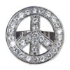 ANELLO PEACE AND LOVE CON STRASS