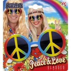 OCCHIALI LOVE AND PEACE MULTICOLOR -Widmann 773 5