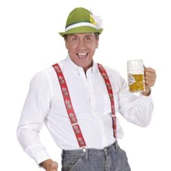 BRETELLE EDELWEISS DECO STELLE ALPINE -Widmann 7978A b