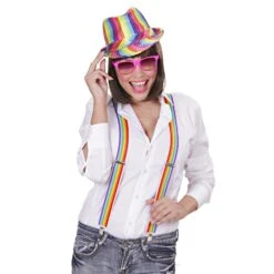 BRETELLE LOVE ARCOBALENO -Widmann 7983M c