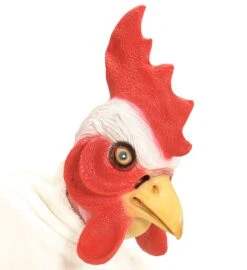 MASCHERA POLLO CON CRESTA