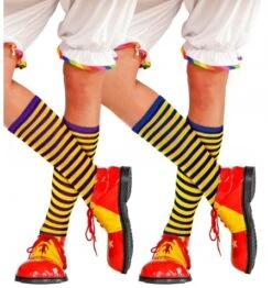 WIDMANN Calzettoni Da Clown A Strisce Fluo- Contattaci Al Numero 0815262213 – -Widmann calzettoni da clown a strisce fluo 2